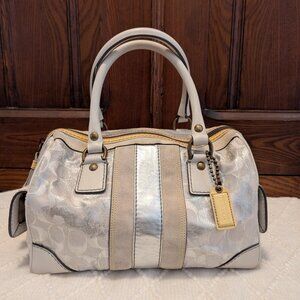 Vintage Y2K Coach Signature Print Tie Dye satchel 2186 soho hampton speedy